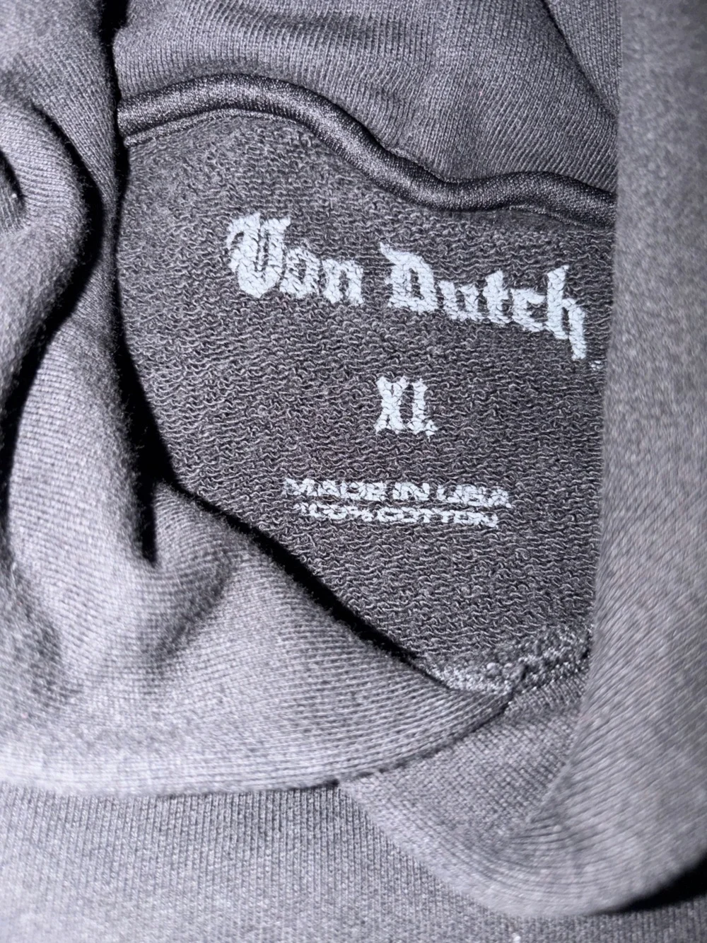 Von Dutch Black Spider Hoodie NWOT